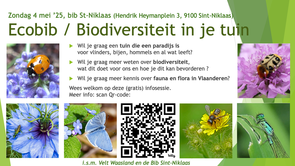 Infosessie Biodiversiteit in je tuin